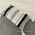 Pattern Cushion Cover with Tassels Decoration Home Decor